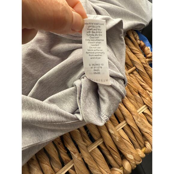 Athleta Uptempo Hoodie Women's Large Light Gray Long Sleeve - Picture 6 of 7